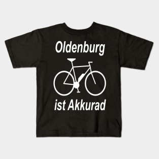 Oldenburg Is Akkurad Fahrrad E-bike V2 Kids T-Shirt